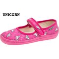 Beda Barefoot bambini canvas ballerina Unicorno