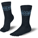 Knitido Merino & Cashmere Snowflakes Tummanharmaa (Anthracite)