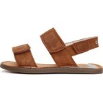 D.D.step pelle sandali chiusura a velcro (RAJOITETTU ERÄ) Chocolate