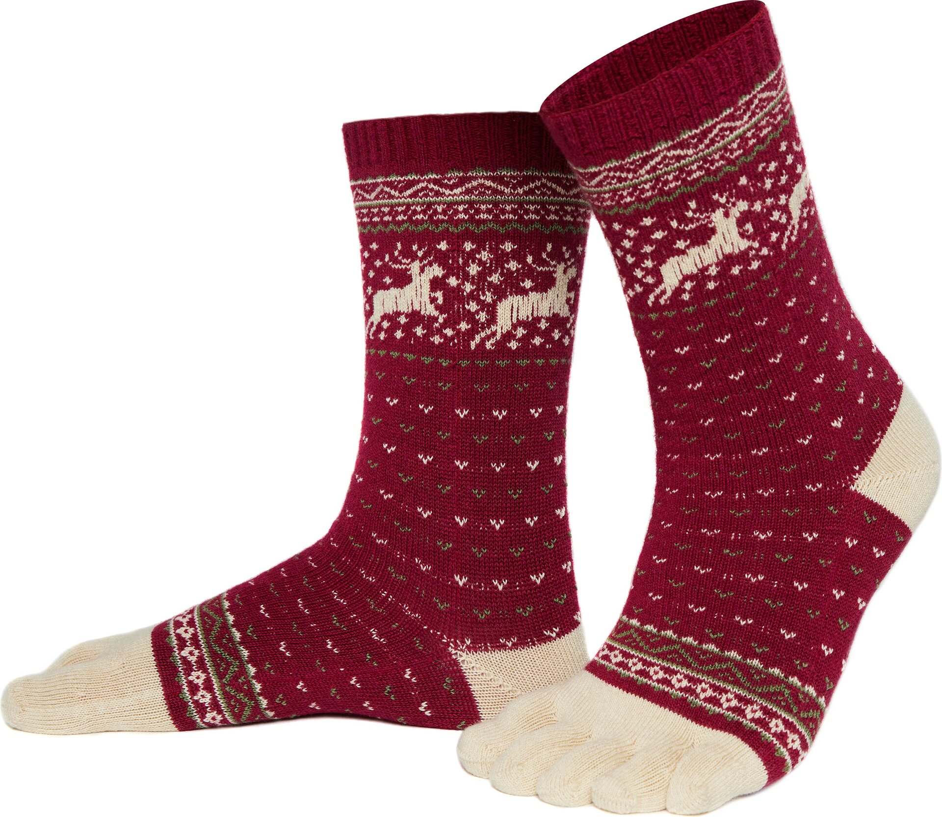 Knitido Hossa Cotone & calze di lana Beige