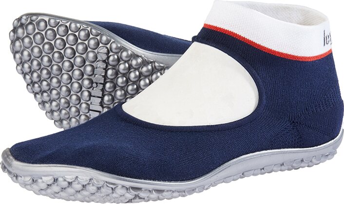 Leguano Ballerina Blau / weiß / rot