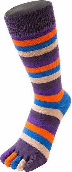 TOETOE Mid-Calf Stripy Midnight