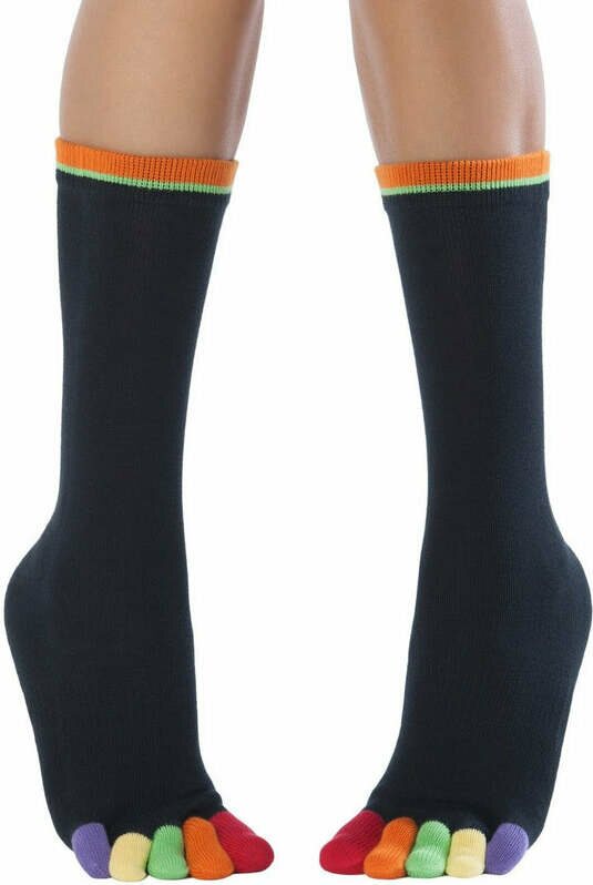 Knitido Rainbows (Crew) Happy Toes