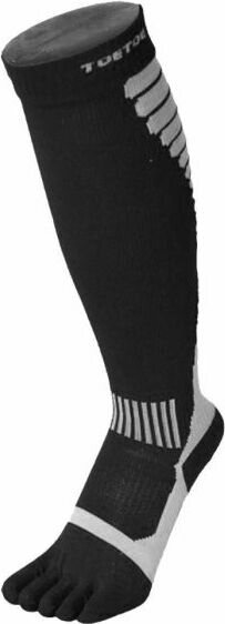 TOETOE Compression Knee-High Musta-harmaa