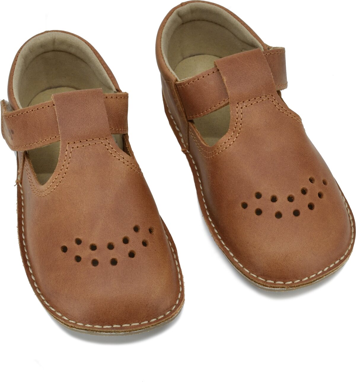 Omaking kinders schoenen Bruin