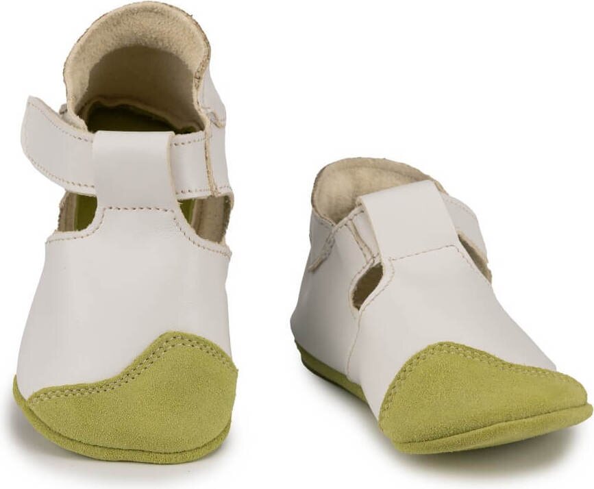 ZeaZoo Colibri (suede sole) White/Lime