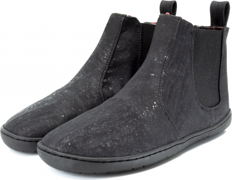 Mukishoes Chelsea Cork Black