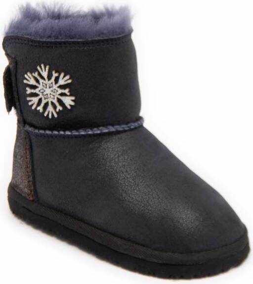 Dodo Shoes Merino Fur winter boots Snowflake/ Cobalt
