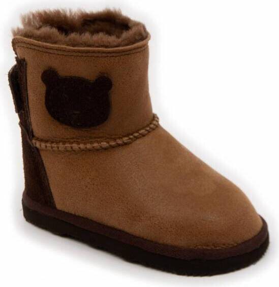 Dodo Shoes Merino Fur winter boots Little Bear/Caramel