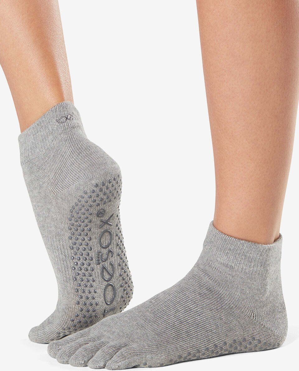 ToeSox Full toe ankle grip Hellgrau