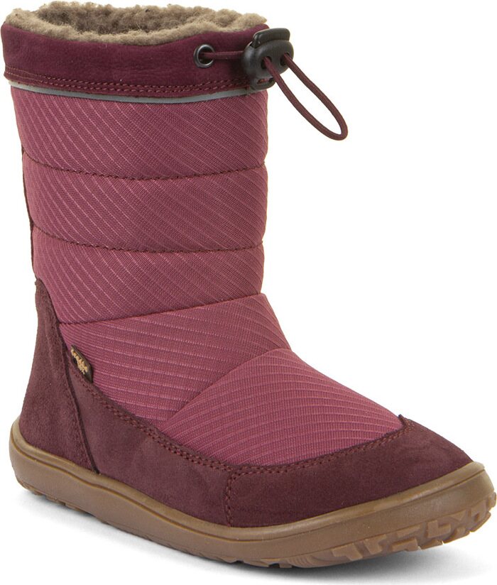 Froddo Barefoot UP TEX Snow Wool Burgundy