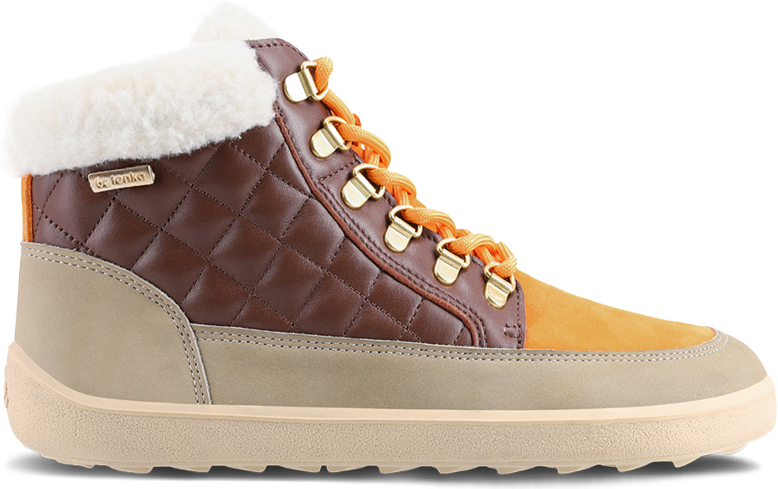 Be Lenka Olivia Taupe, tmavohnedá & oranžová