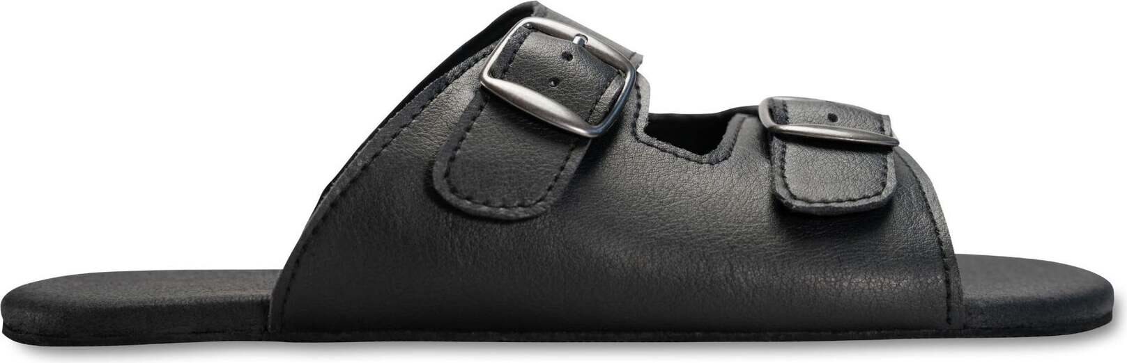 Ahinsa Slip-on Sandals Schwarz