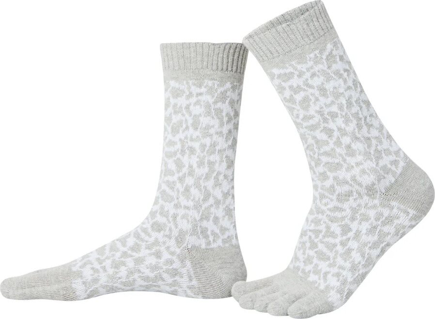 Knitido Trailer Garden Leopard Grigio chiaro & bianco