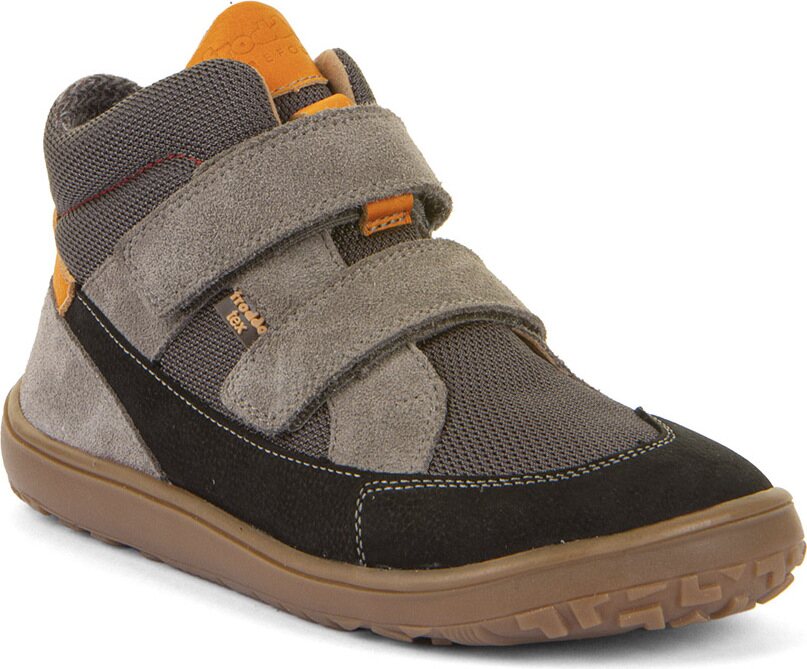 Froddo Barefoot UP TEX μέση της σεζόν παπούτσια Γκρι/πορτοκαλί
