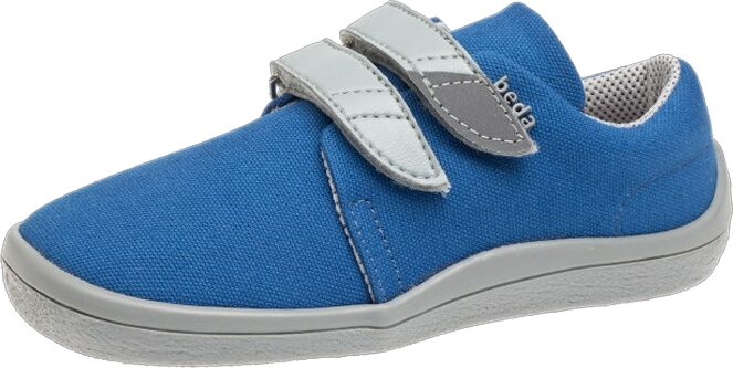 Beda Barefoot børnenes canvas plimsolls Blue Moon