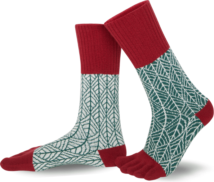 Knitido Gemini Punainen / vihreä