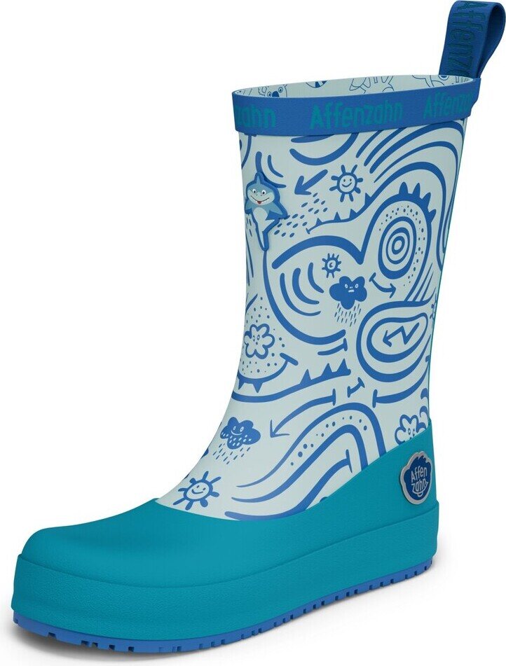 Affenzahn Vegan Plashy kumisaappaat Shark