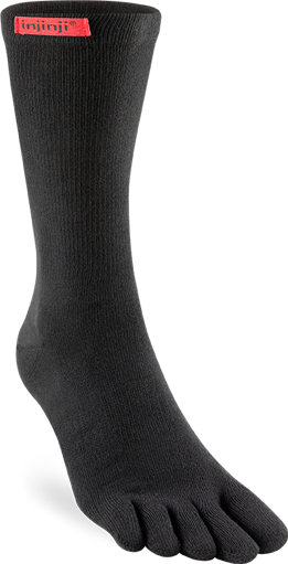 Injinji Sport Original Weight Crew Black