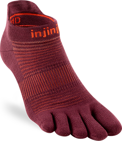 Injinji Run Lightweight No-Show Mahogany