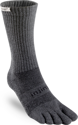 Injinji Trail Midweight Crew Granite